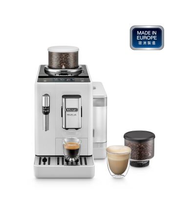 De'Longhi Rivelia Fully Automatic Coffee Machine with Manual Steam Wand EXAM440.35.W